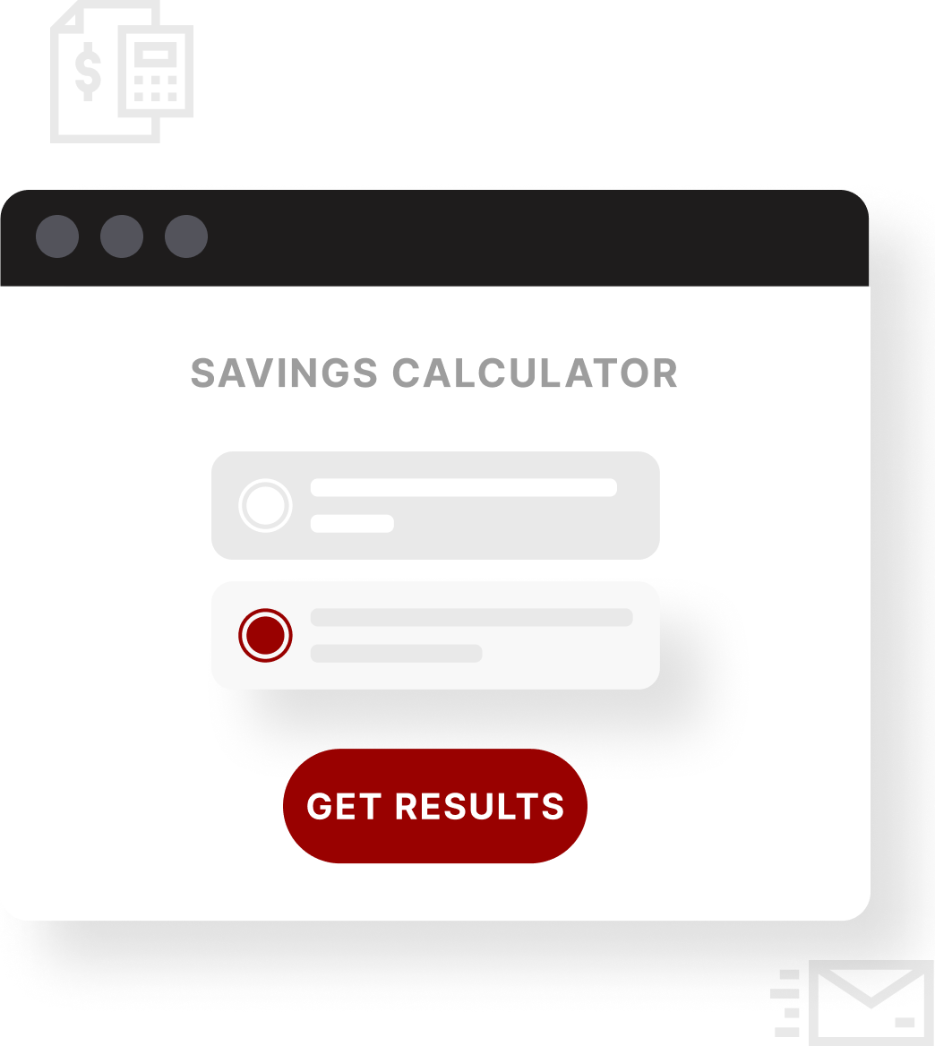 Interactive savings calculator