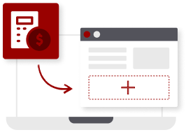 Insert apps on your website